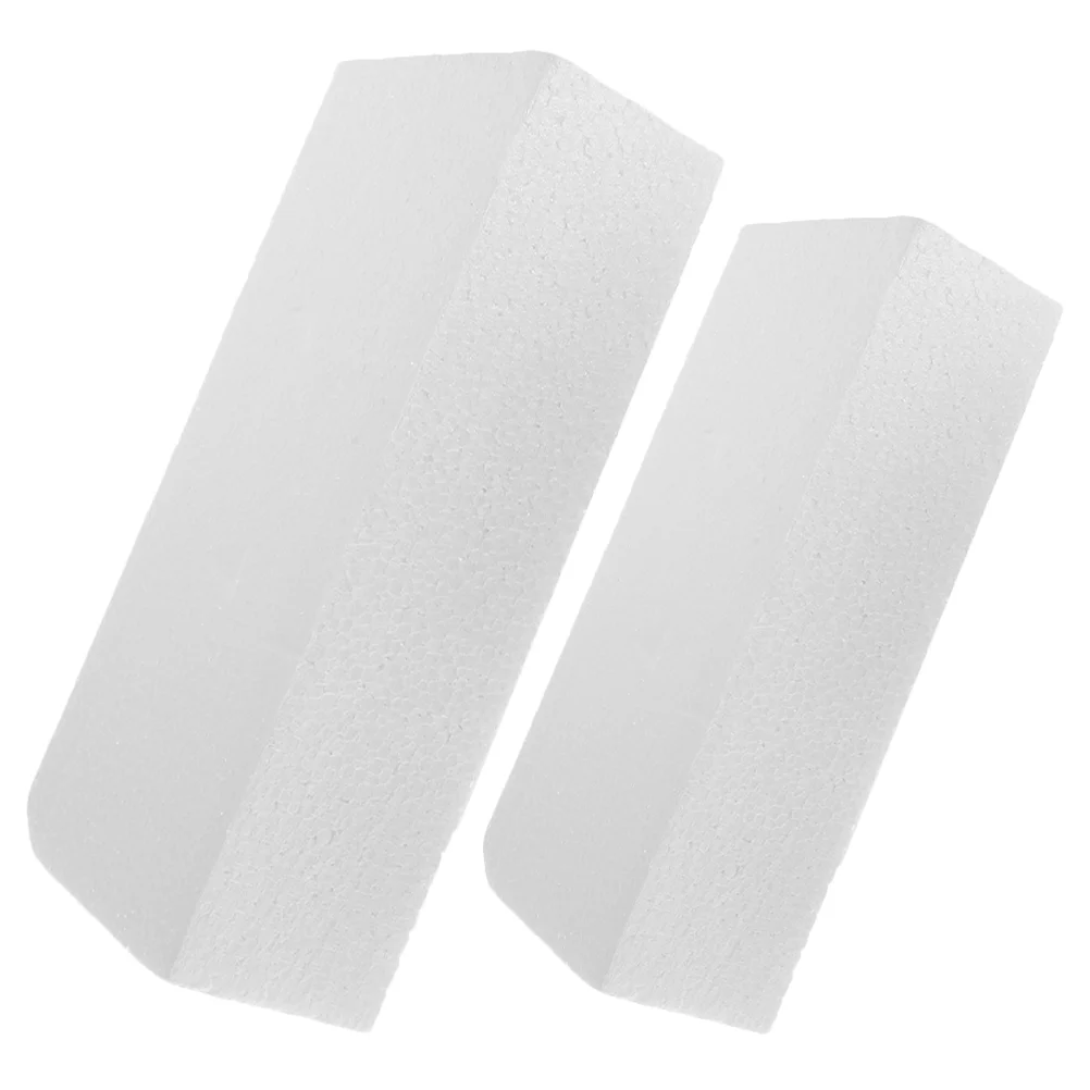 2 uds bloque de espuma Rectangular DIY bloques para manualidades esculpir manualidades cubos de espumas blancas arreglo floral artesanía cuadrada