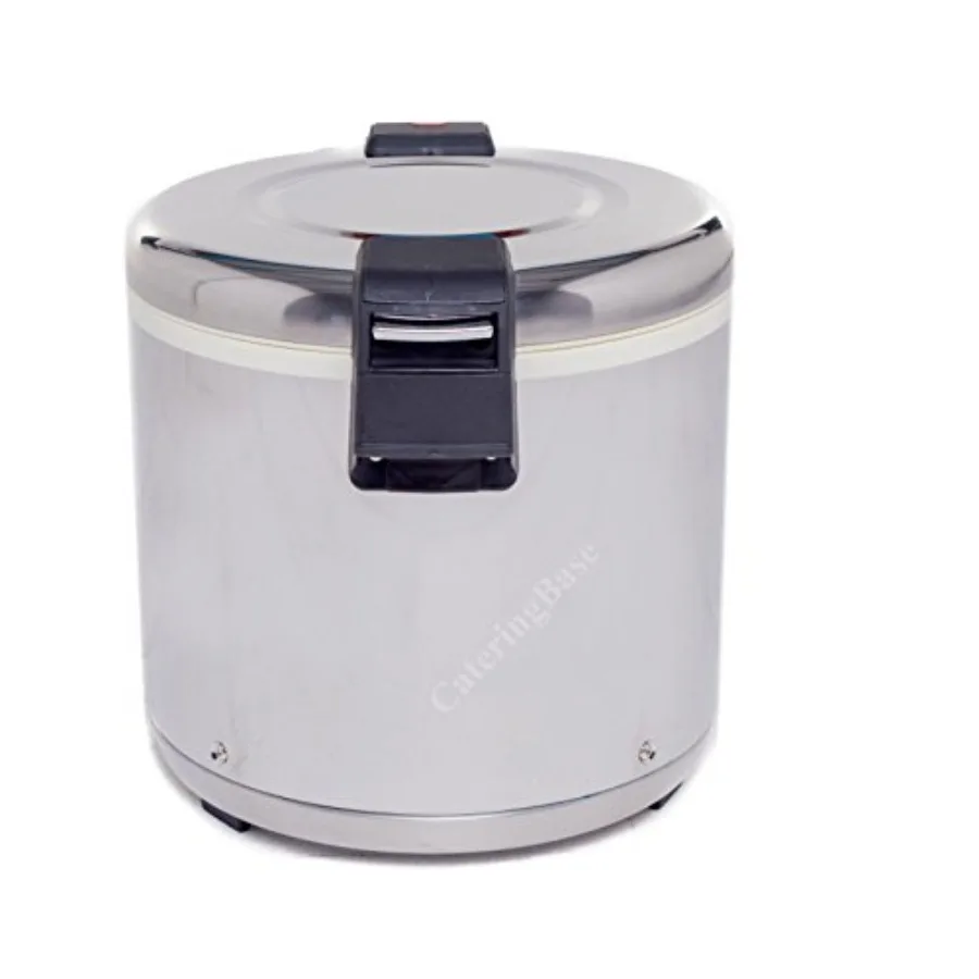 

SEJ22000 Stainless Steel 50-Cup Rice Warmer for Large-Volume Cooking Durable Silver Finish Efficient Heat Retention and Even Di