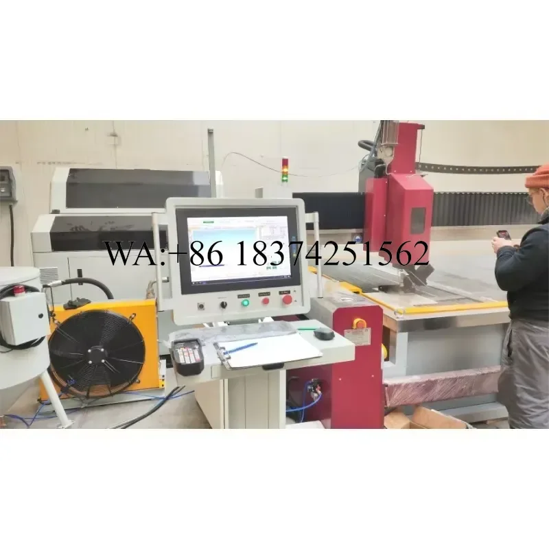 Wmwmnu for Cutting Size 4000x2000mm Gantry CNC Waterjet Cutting CE Certified Water Jet Cutter
