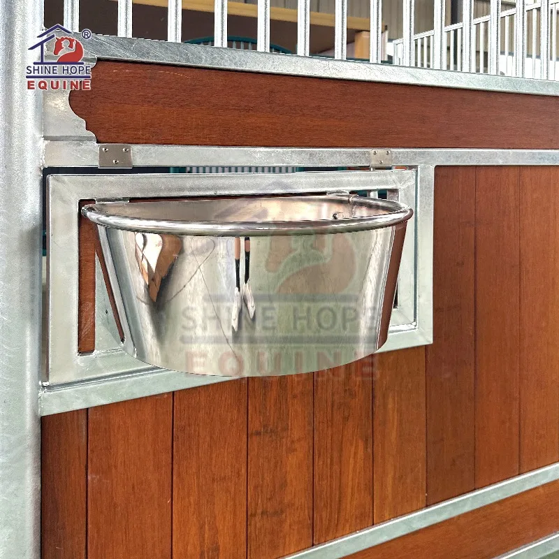 Equine Equipment Accessories Horse Stable and Horse Barn Used Stainless Steel Horse Feeder