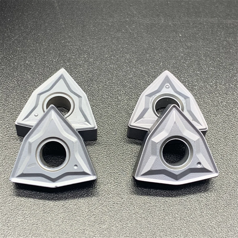 10PCS LAMINA WNMG080404 NN LT10-PVD WNMG080408 NN Carbide Insert CNC Lathe Turning Cutting Tool