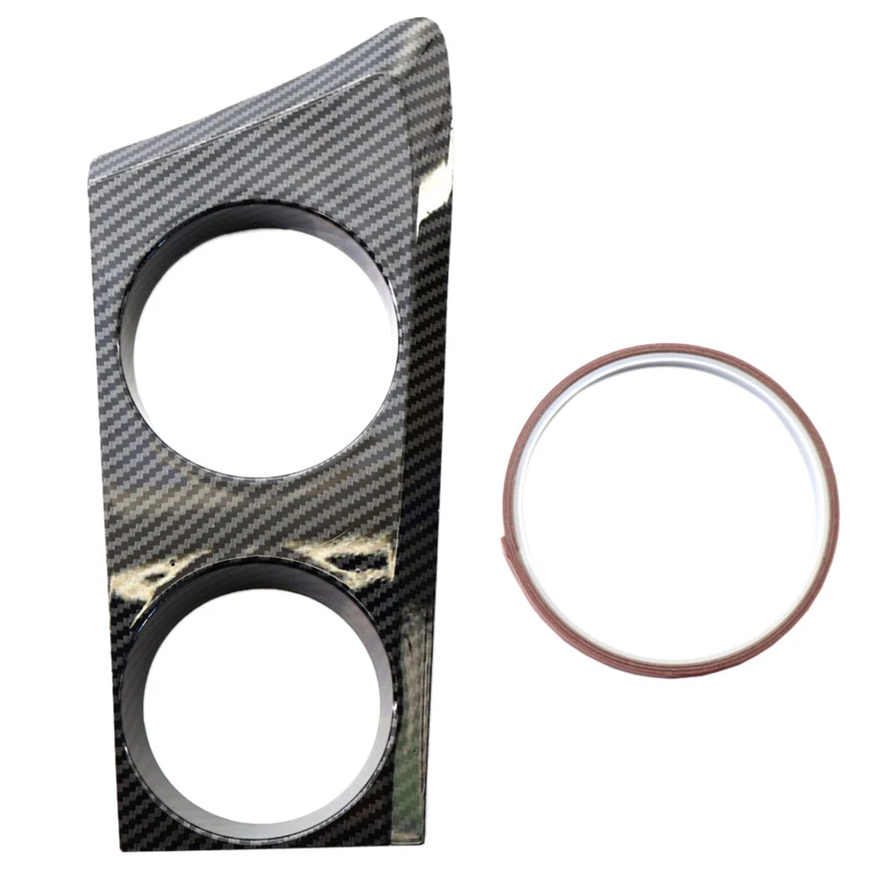 Carbon Fiber Look High Quality Front Center Console Drinks Water Cup Holder Bracket for-BMW 1 Series E81 E82 E87 E88 RHD