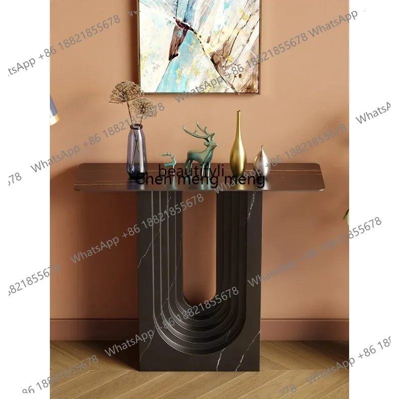lhy 26 new LBX-Front Door Console Tables, Creative Side View Table, Long Narrow Table, Modern Simple for Table Ornaments, LBX ss