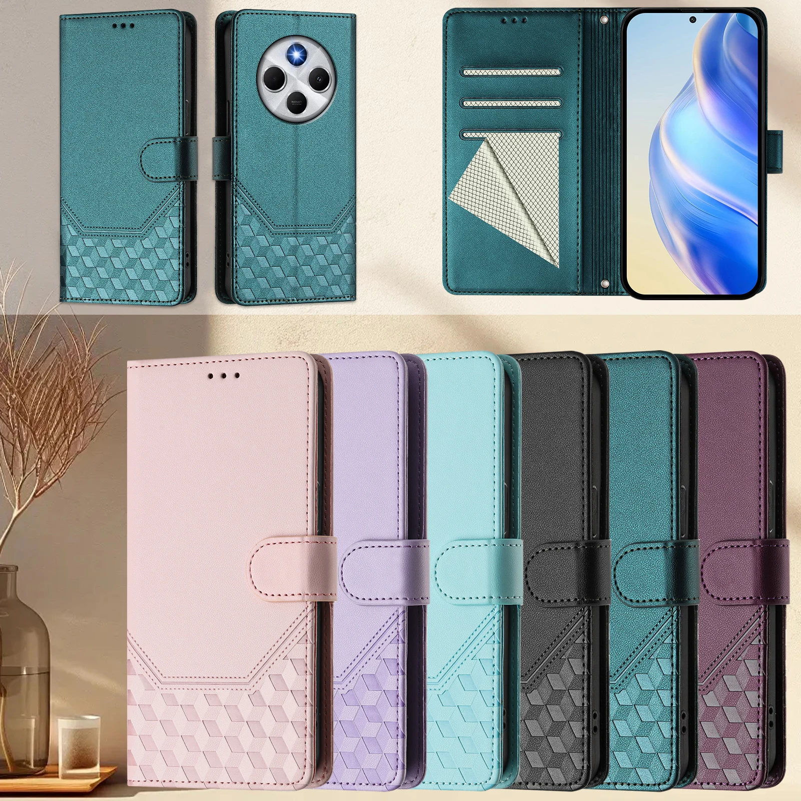 3D Leather Phone Wa… - image