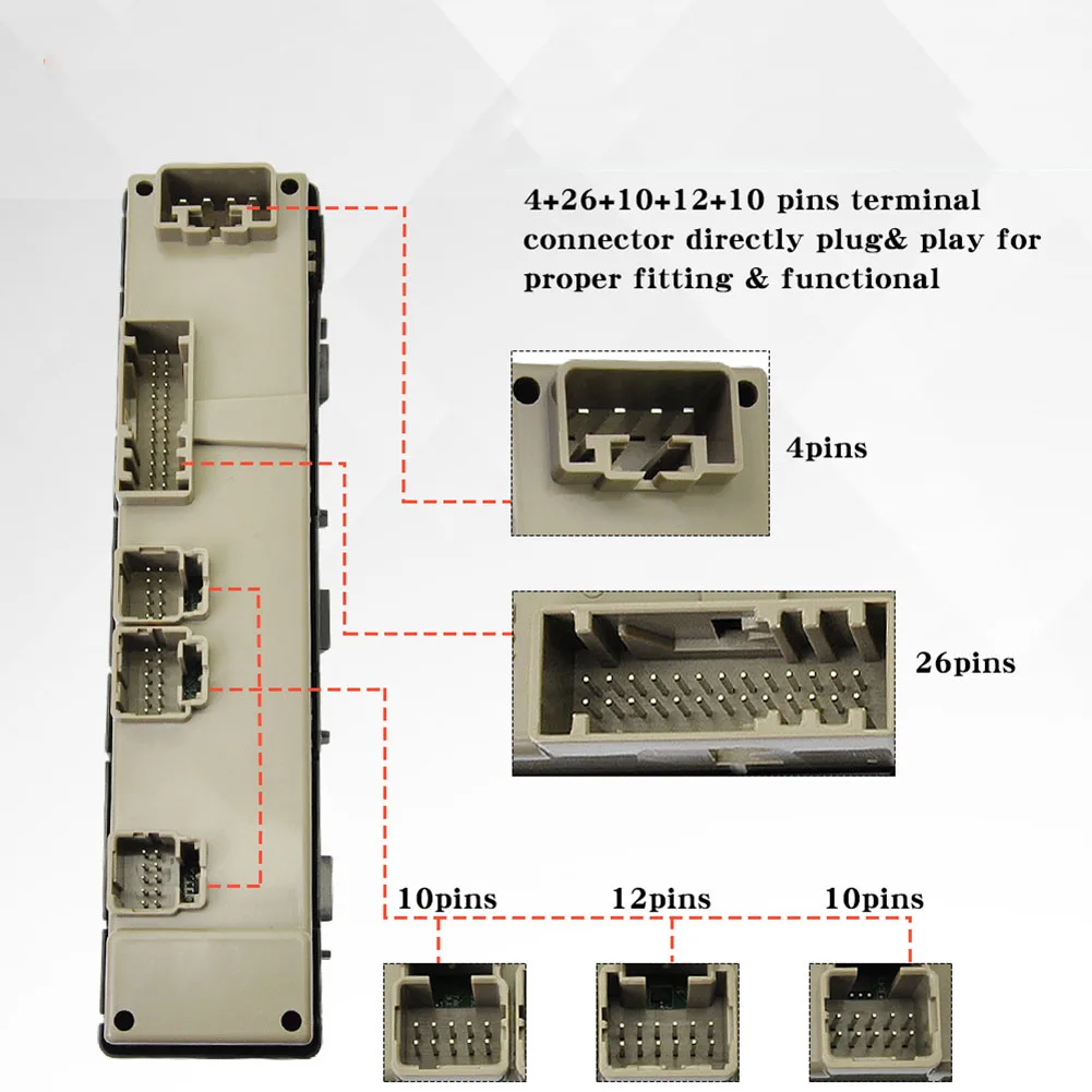 As Shown In The Picture Power Window Switch ABS Material Anti-Corrosion Easy Installation Replacement Vehicle Parts