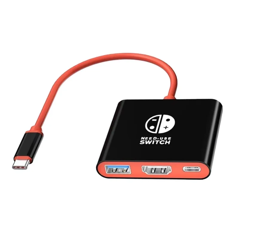 

Portable Switch TV Dock Adapter Compatible OLED/Steam Deck Support SwitchTV Mode with HDMI2.0,Replacement Travel Dock for Switch