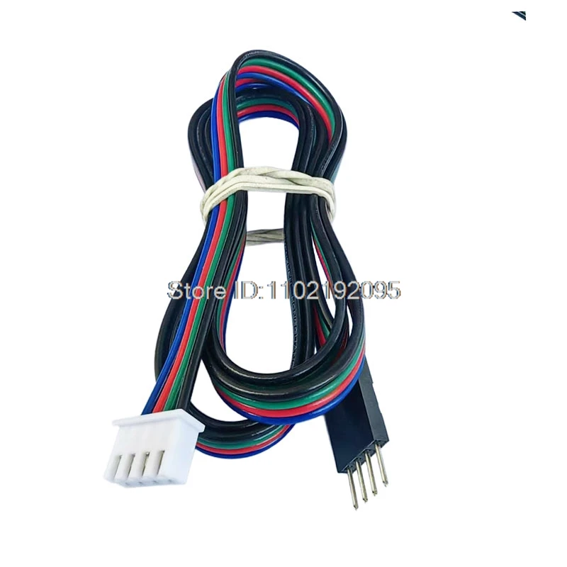 100CM 22AWG XH2.54 XHP-4 to Dupont 4 LED Light Extension Cable Adapter 4-pin RGB Extension JST Style Cable Assembly Wire Harness
