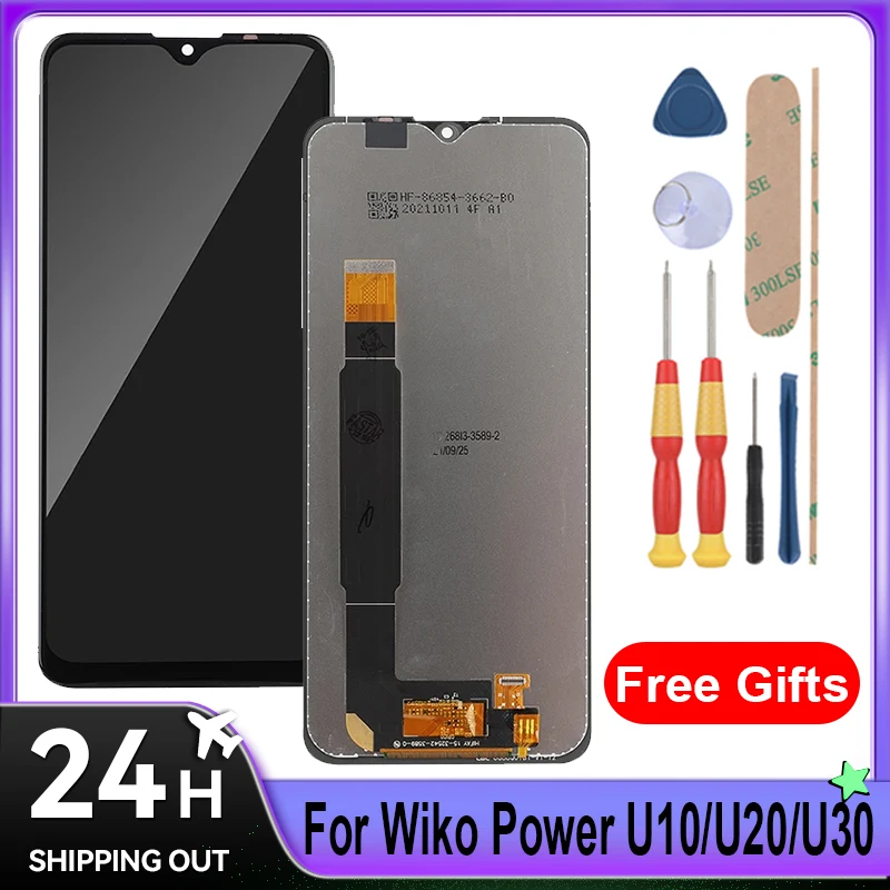 For Wiko Power U10 U20 U30 WIKO Harry 2 LCD Display + Touch Screen Full Assembly Mobile Phone Replacement Parts With Tools