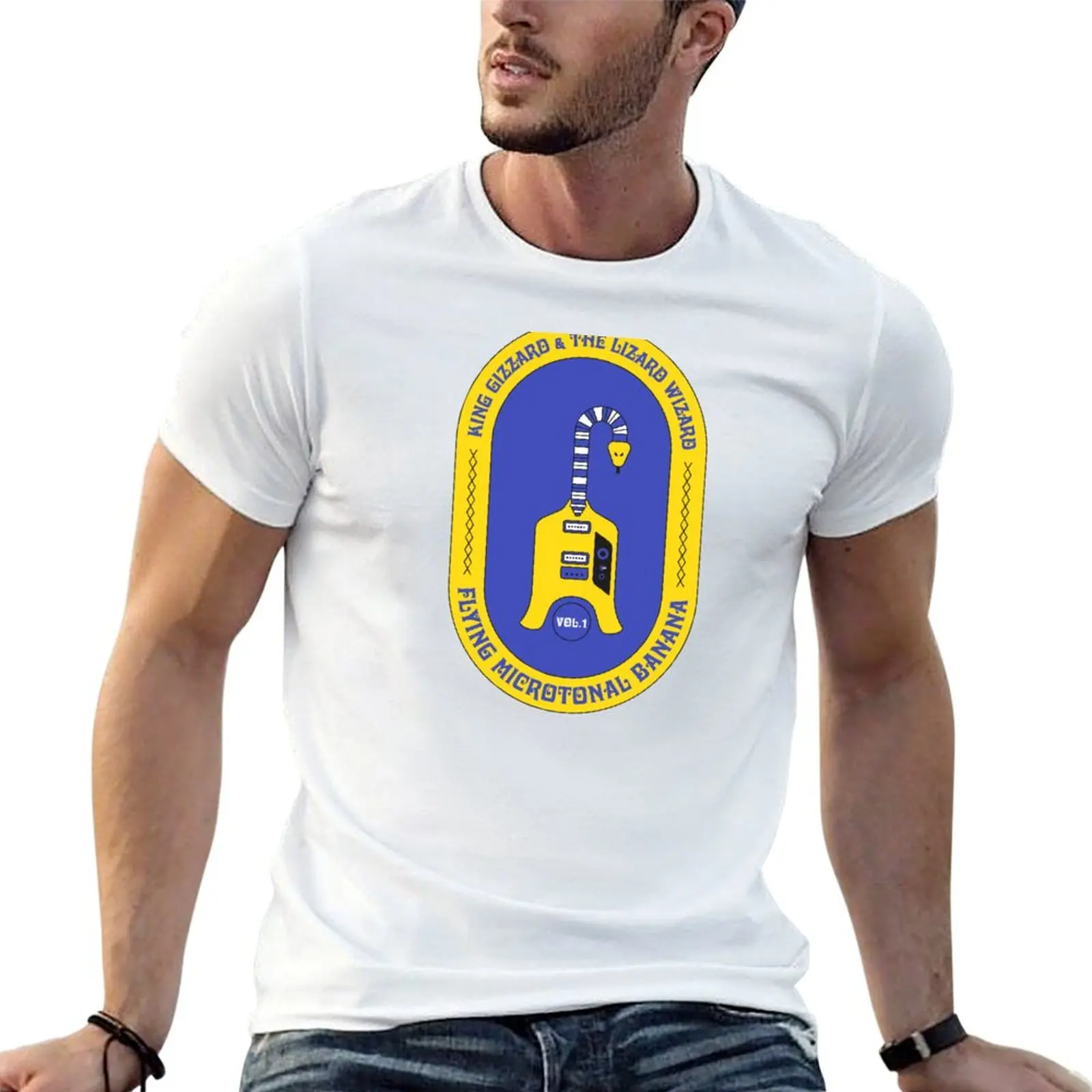 Flying Microtonal Banana - Rattlesnake T-Shirt Utility Casual Work T-Shirt