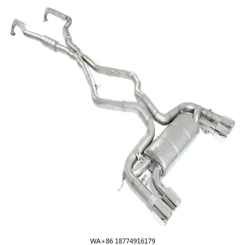 

OEM выхлопная труба для передней выхлопной трубы X6M с теплозащитным экраном Выхлоп Valvetronic