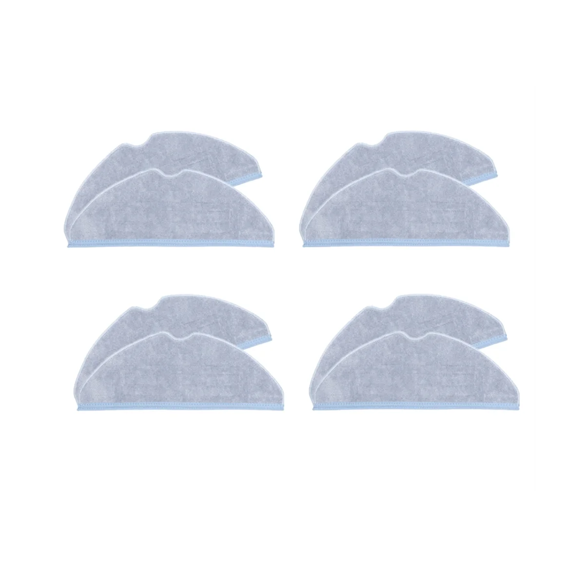 8 ชิ้น Mop ผ้า Rag สําหรับ S7 S70 S75 S7Max S7MaxV T7S T7S Plus หุ่นยนต์สูญญากาศอะไหล่ทดแทน