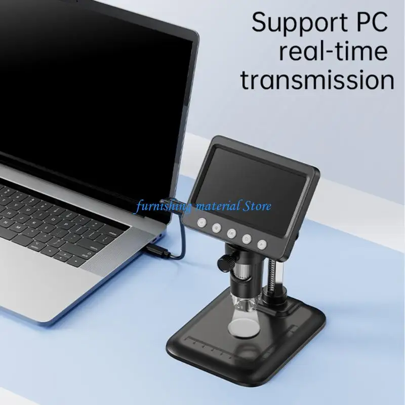 

Y5GD 4.3inch Ergonomic Digital Microscope Camera 1080P Resolution 1000X Microscope