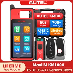2024 Autel MaxiIM KM100 Key Fob Programming Tools KM100X Key Programmer 60s Key Generation OBD IMMO Key Learning Key Free Update