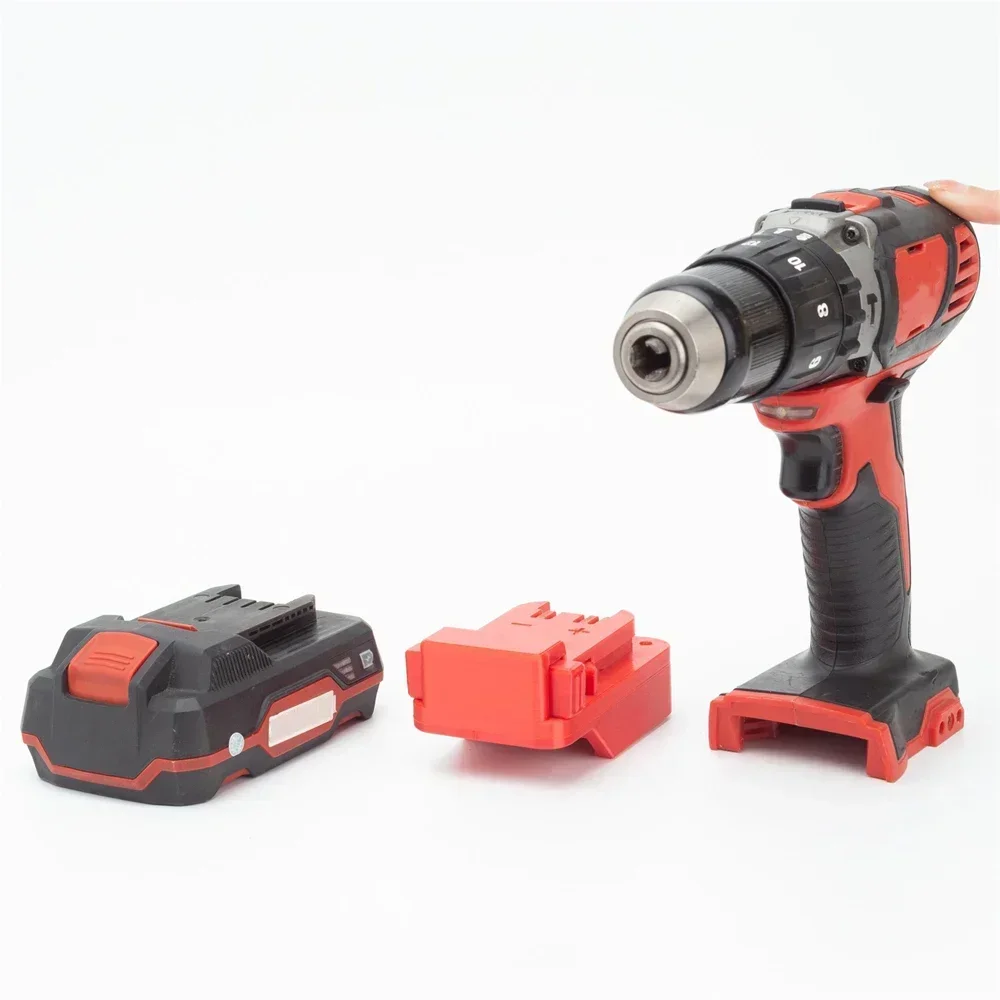Imagem -02 - Bateria Conversor Adaptador para Lidl Parkside X20v Equipe Lithium para Milwaukee 18v Cordless Poder Ferramenta Broca sem Bateria