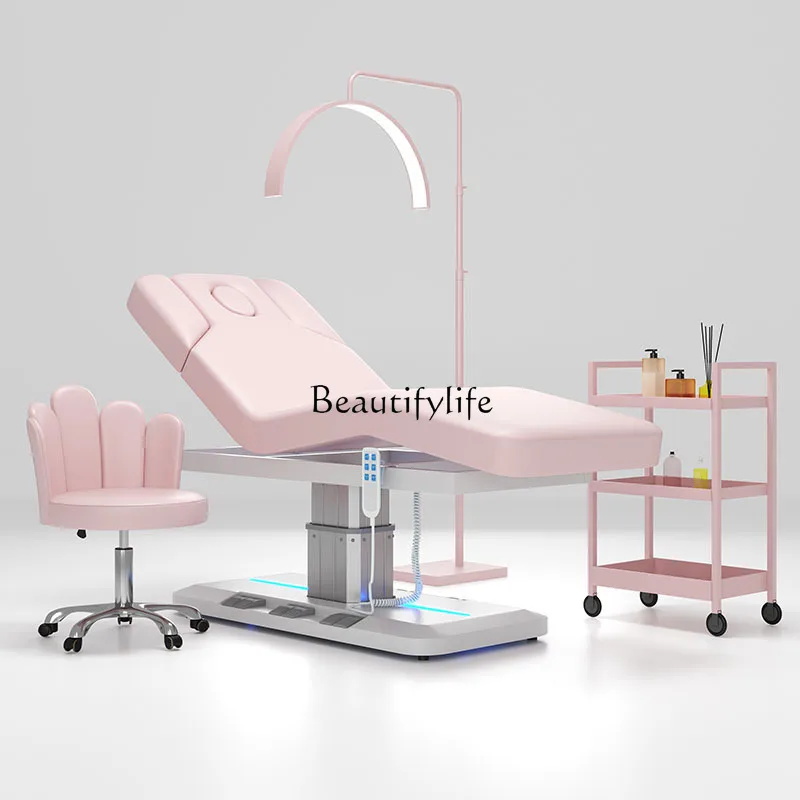 

High-end electric beauty bed, special skin management for beauty salons, heated spa massage bed