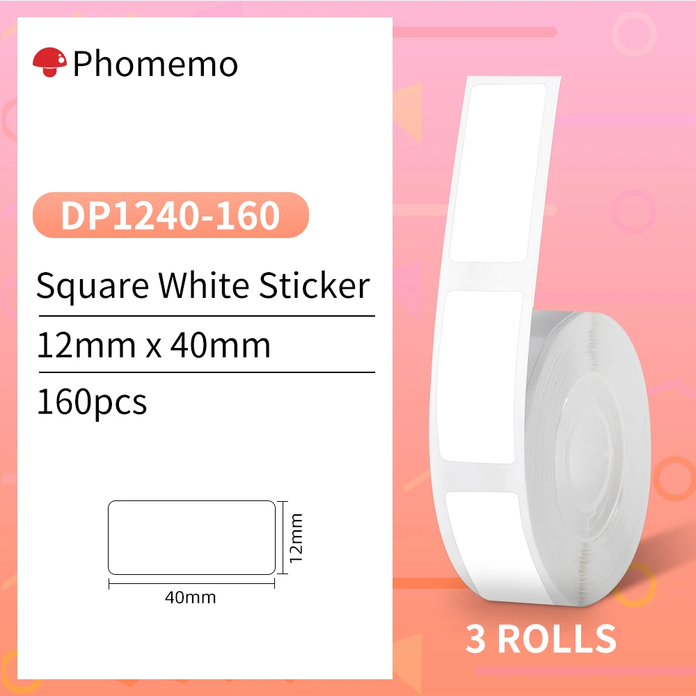 【Buy 2 Get 20% Off】Phomemo D30 Self-Adhesive Sticker Paper Compatible D30 Wireless Handheld Label Machine Easy to Use For Home image 3