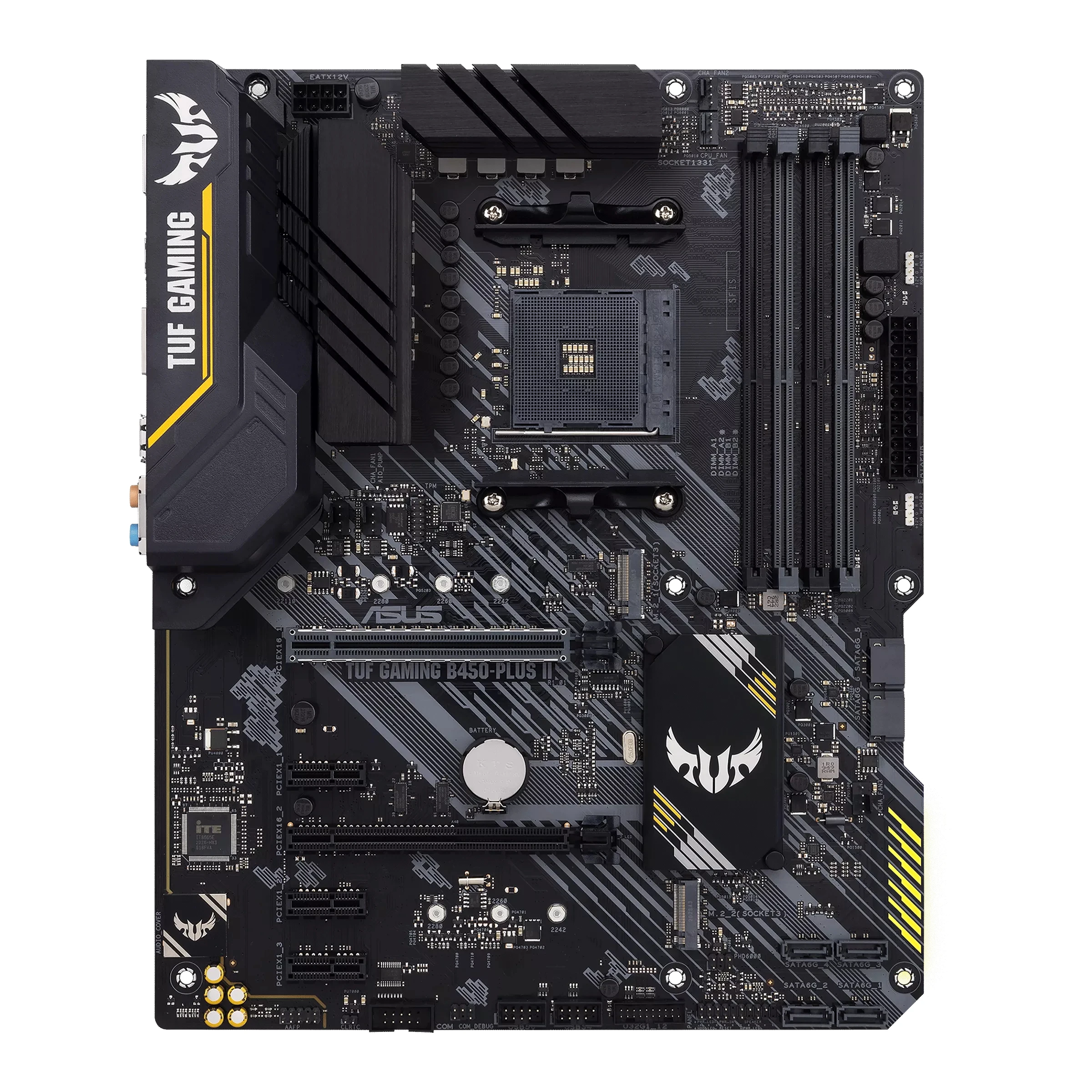 ASUS B450 Motherboard TUF GAMING B450-PLUS II Supports Ryzen 7 1700 3700x Ryzen 5 2600 2600x 3500x 3600 5500 5600 5600G 4600G