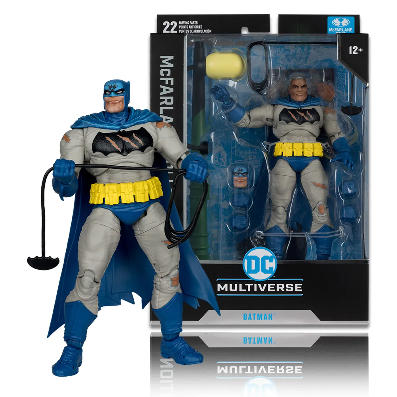 McFarlane Toys Batman Battle Damage Blue (The Dark Knight Returns)Huntress (The New 52) Collector Edition Bundle  7