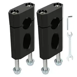 Handlebar Risers 7/8 Dirt Pit Bike Motorcycle Parts Stable Aluminum Alloy Motorcycle Handlebar Risers Improves Posture