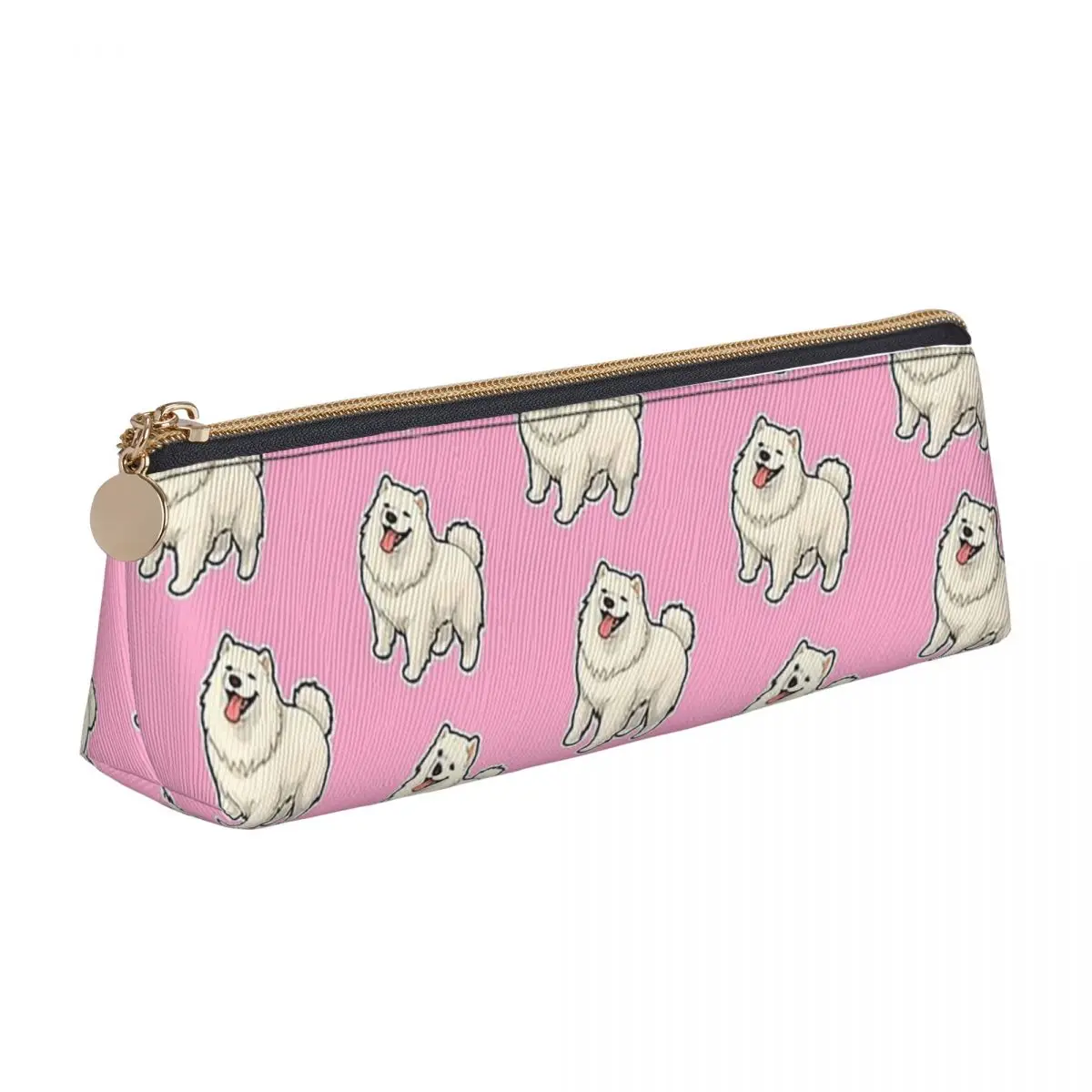 

Samoyed Design For Dog Lovers Pencil Case for Studen School Pen Box Pencil Bag Stationery Supplies Pen Holder Bag