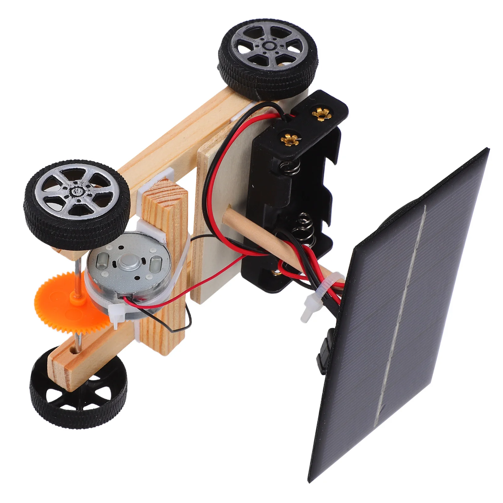 1pc Diy Car Wooden Kit Stem Building Set Creative Manual Science Activity Educational Gift