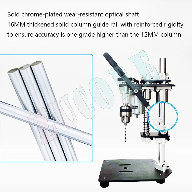 مقاعد البدلاء الحفر الصغيرة المحمولة B10/B12 تشاك الحفر قوس 220 فولت الدقة المنزلية لتقوم بها بنفسك آلة الحفر متغيرة السرعة الدقة