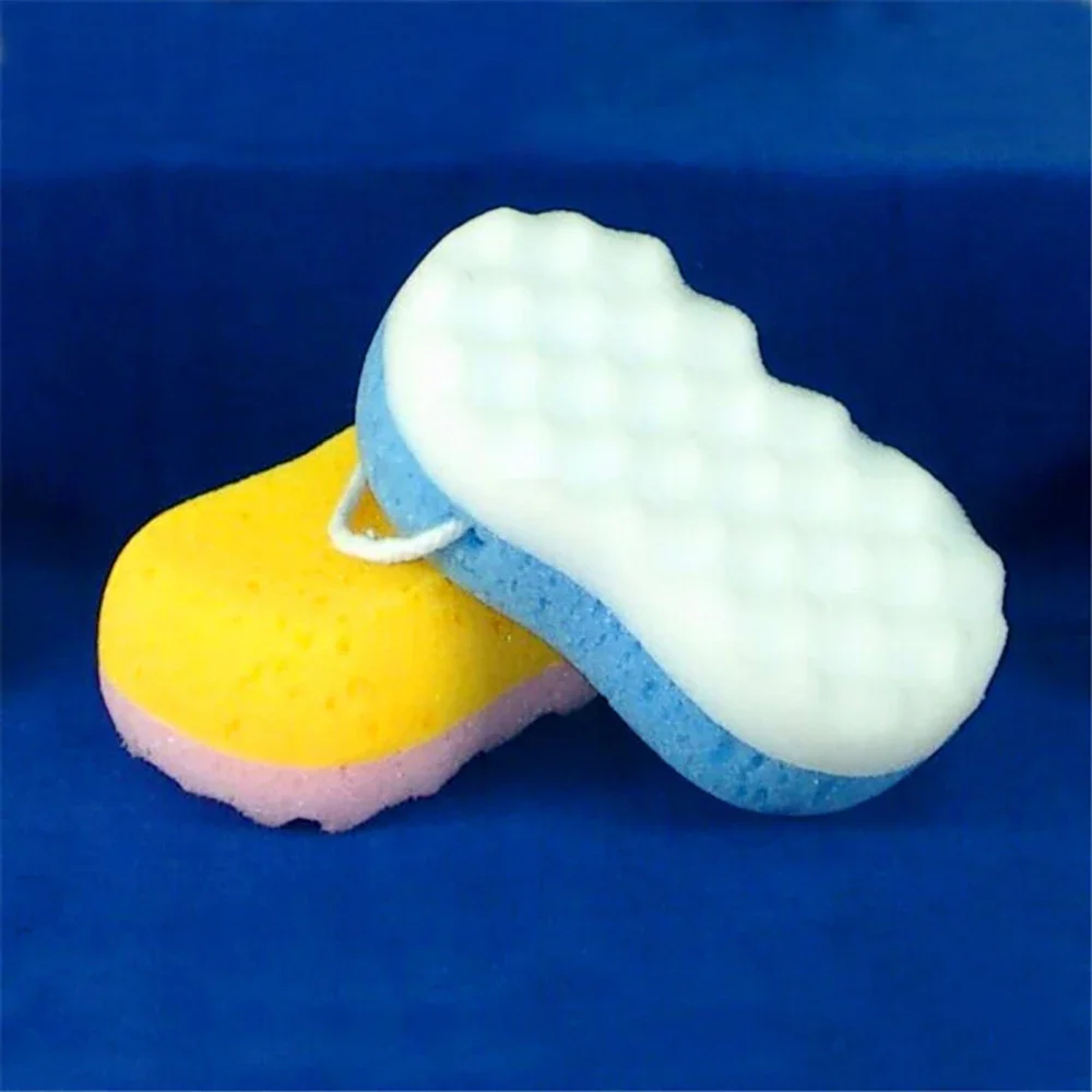 1pc Soft Bath Sponge Massager Relax Exfoliating Shower Ball Comfortable Body Scrubber Skin Care Bathing Accessories