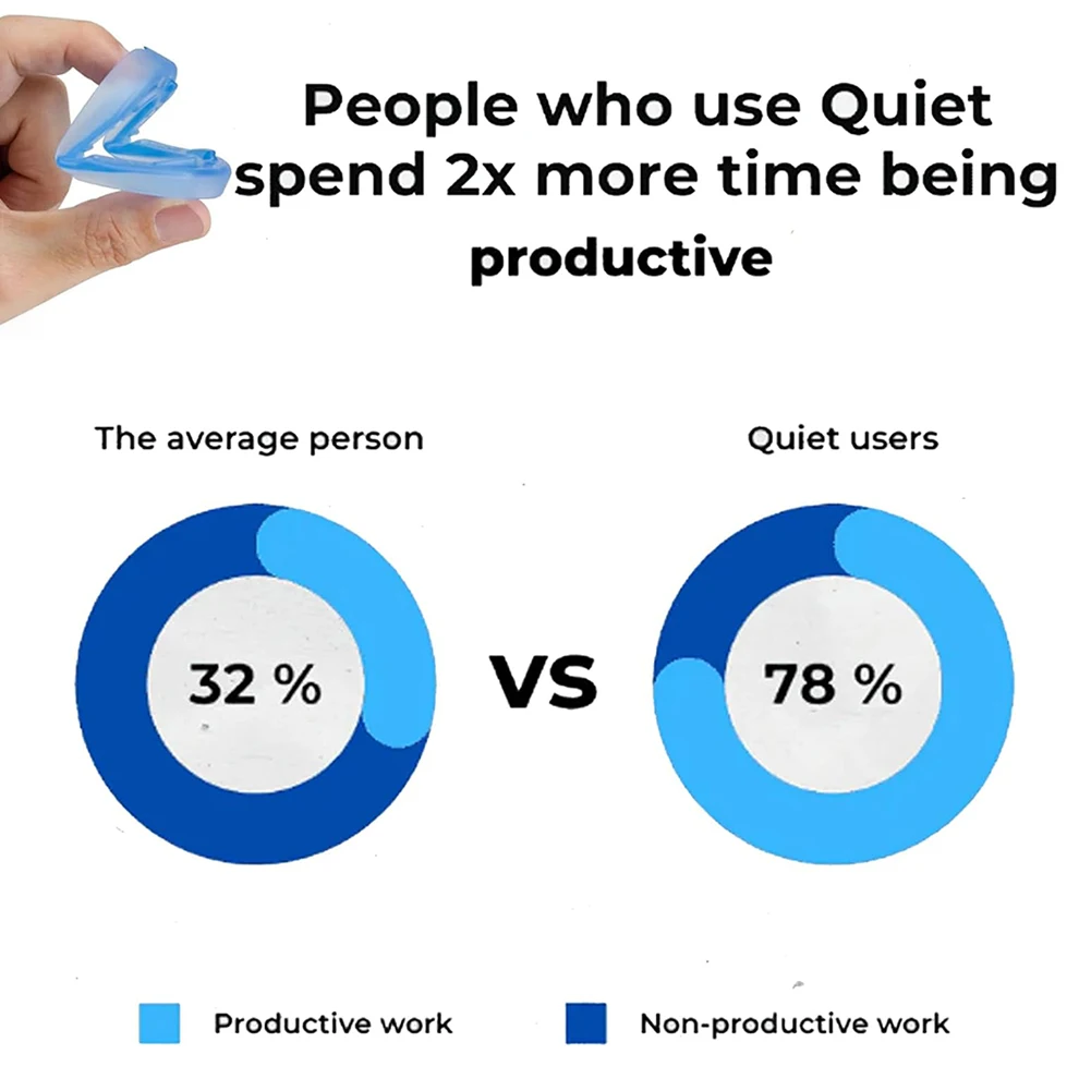 لسان حال فعال مضاد للانتعاش للتوقف عن شخير حارس الفم ناعم مريح في النوم لتحسين استخدام جودة النوم
