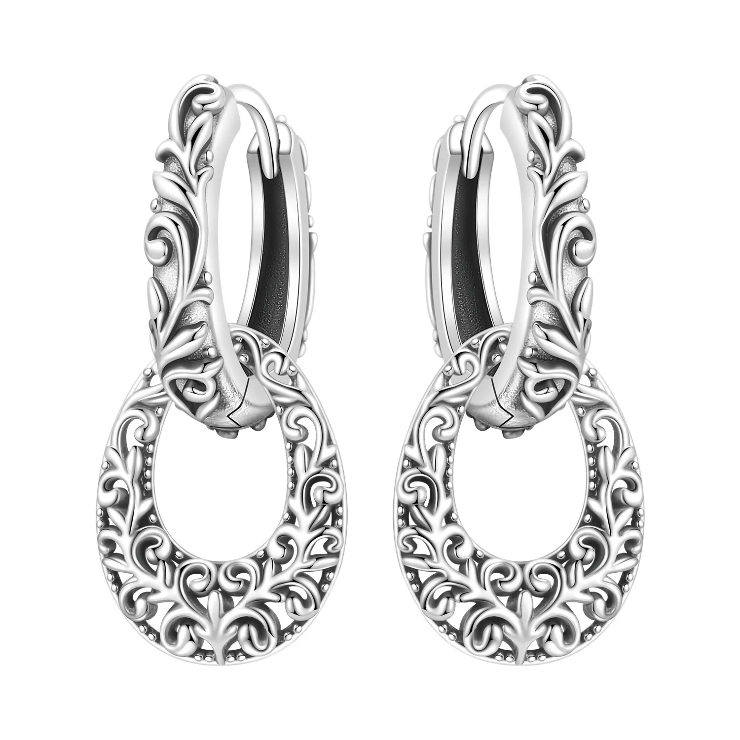 Orstarry 925 Sterling Silver Retro Vine Drop Earrings Women Earrings Trendy Party Original Jewelry Anniversary Gifts
