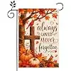 Fall Thanksgiving Cardinal Bird Garden Flag 12x18 Outdoor Decor jjp