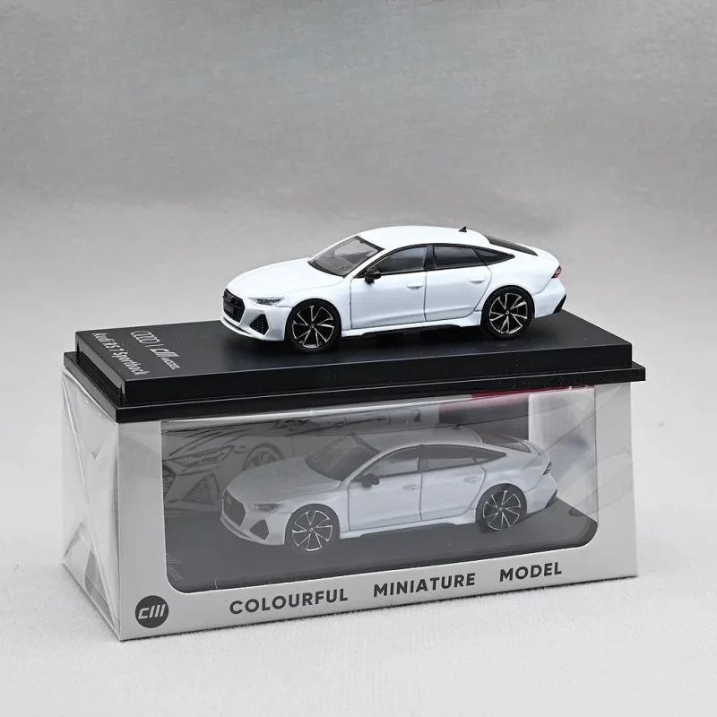 Decoração do modelo do carro da liga para Audi, RS7 Hatchback Coupe, licença genuína do ponto, 1:64 cm