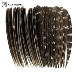 YABAO Archery Arrows Feather Fletching 4 Inch 50 Pcs/lot Natural Turkey Feathers Vanes for Hunting Traget Shooting