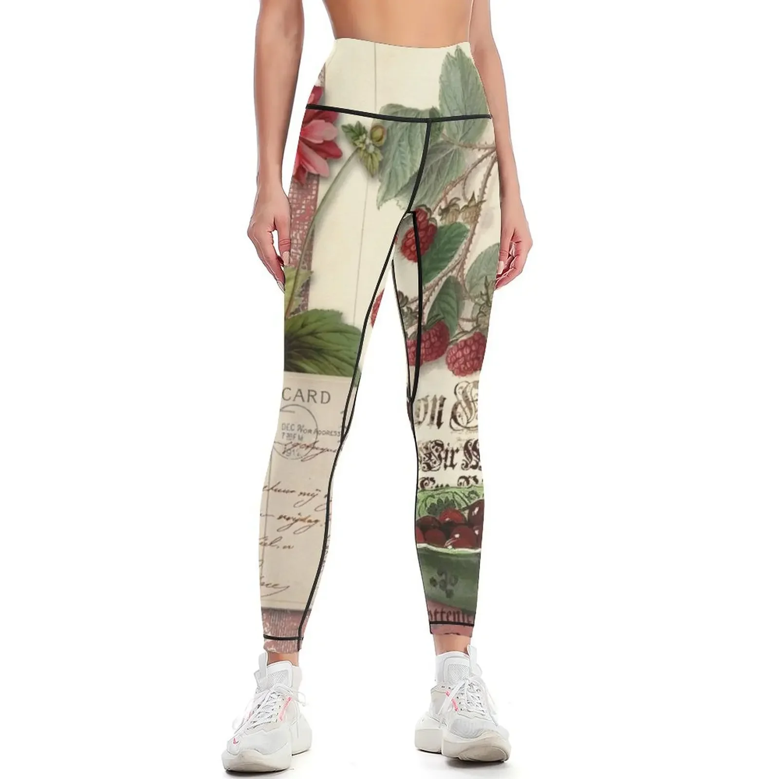 

Raspberry Leggings Training pants Women's high waist push up fitness Women's sports pants Womens Leggings