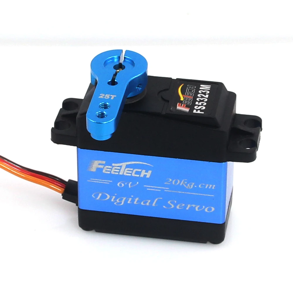เซอร์โวมอเตอร์ Feetech FS5323M RC 20KG เกียร์โลหะเต็มตัว เซอร์โวดิจิตอล สำหรับรถ Baja ของเล่น RC