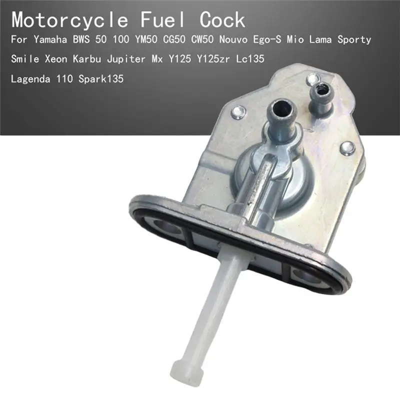 A82U-Motorcycle Fuel Cock Switch For BWS 50 100 YM50 CW50 Nouvo Ego-S Karbu Jupiter MX Y125 Y125ZR LC135 Lagenda 110