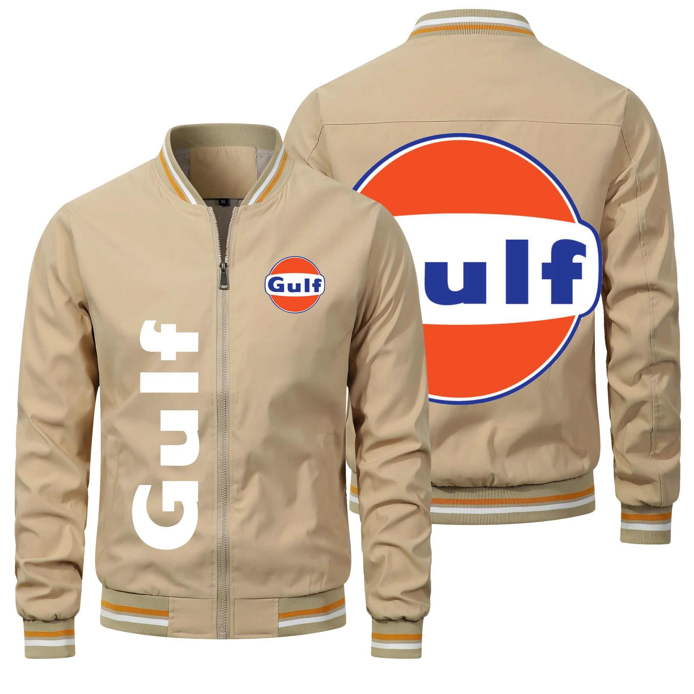 

Men's jacket 2024 new stand up collar high-end fashion baseball short casual top Hong Kong style fashion jacket