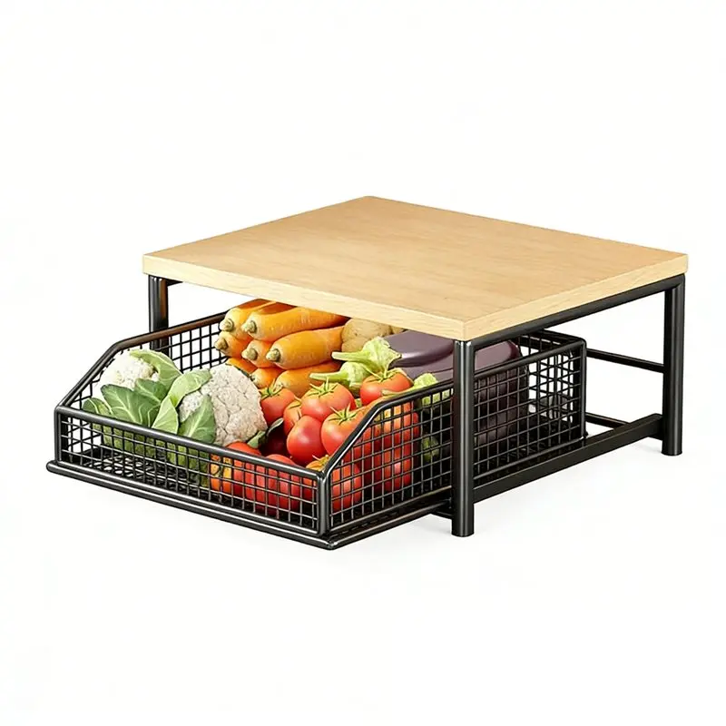

【ALLOWANCE】Kitchen Countertop Organizer - Multi-Functional Rack For Microwave, Spices, Coffee Maker And Printer