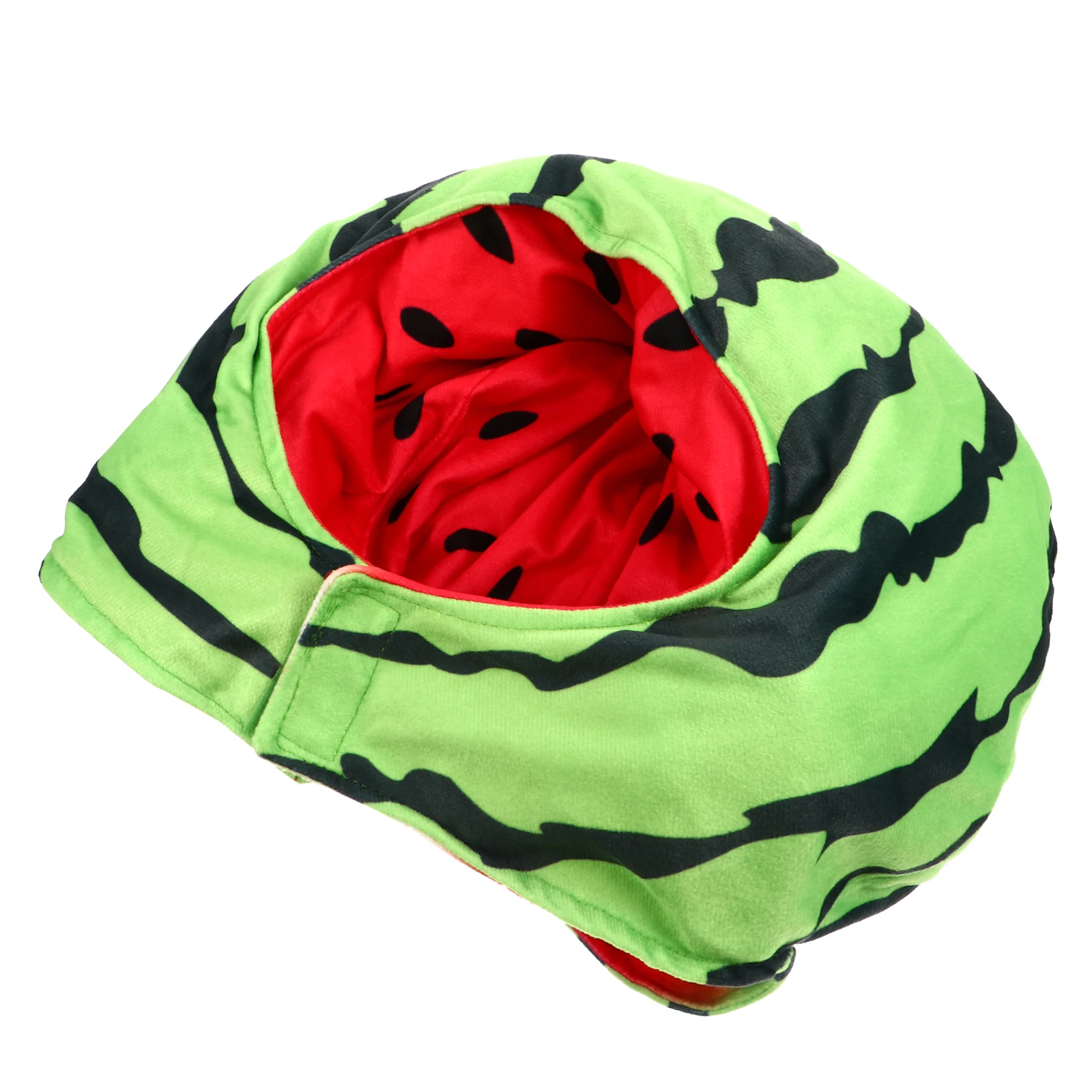 

1pc Watermelon Headdress Hat Photo Prop Kids Adults Cute Short Comfortable Warm Trendy Shape Realistic Fashionable