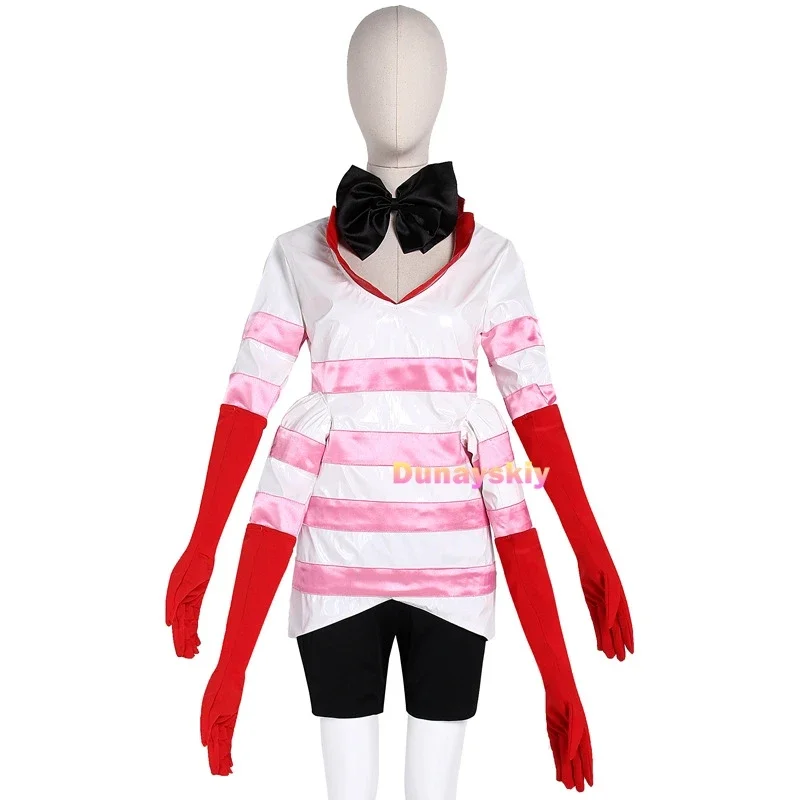 Hazbin Cosplay Hotel Dust Angel Cosplay Costume Uniform Women Girls Birthday Party Dress Carnival Halloween Costume