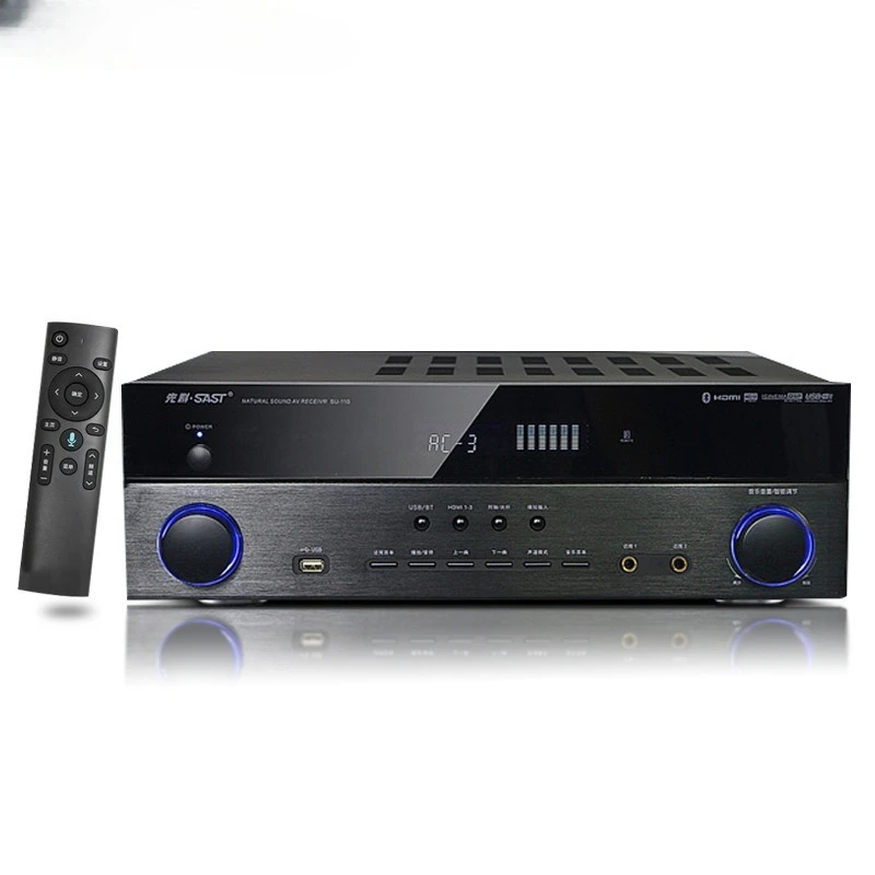 

5.1-канальный усилитель мощности для домашнего кинотеатра, сабвуфер, объемная звуковая карта, динамик, цифровой усилитель мощности