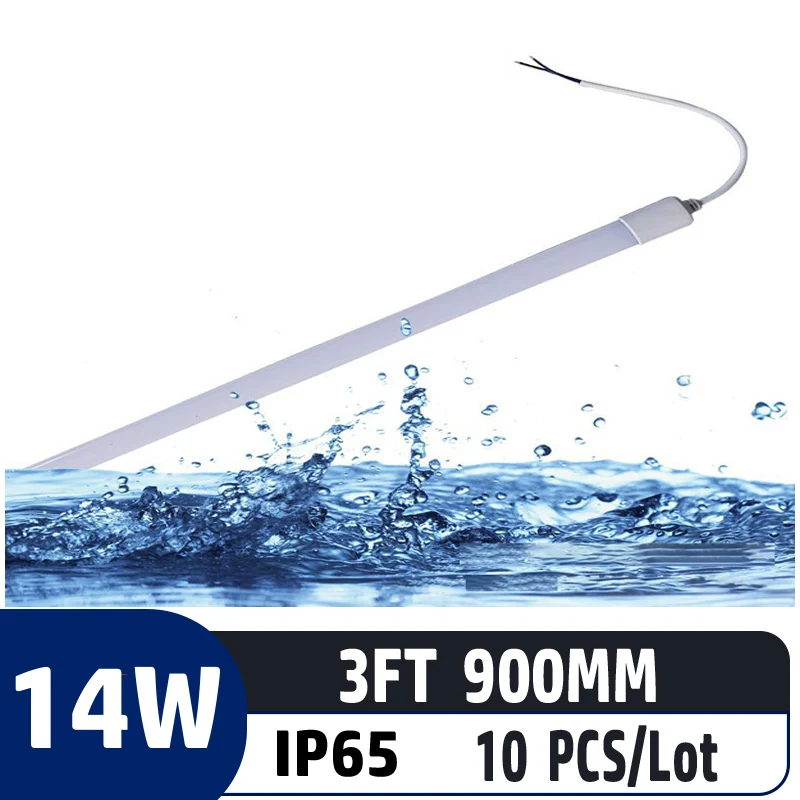 

10pcs 3ft 90cm 14w Led Outdoor Waterproof Led Neon Light Tube Frozen Display Cabinet Advertising Signboard Color Round Lamp