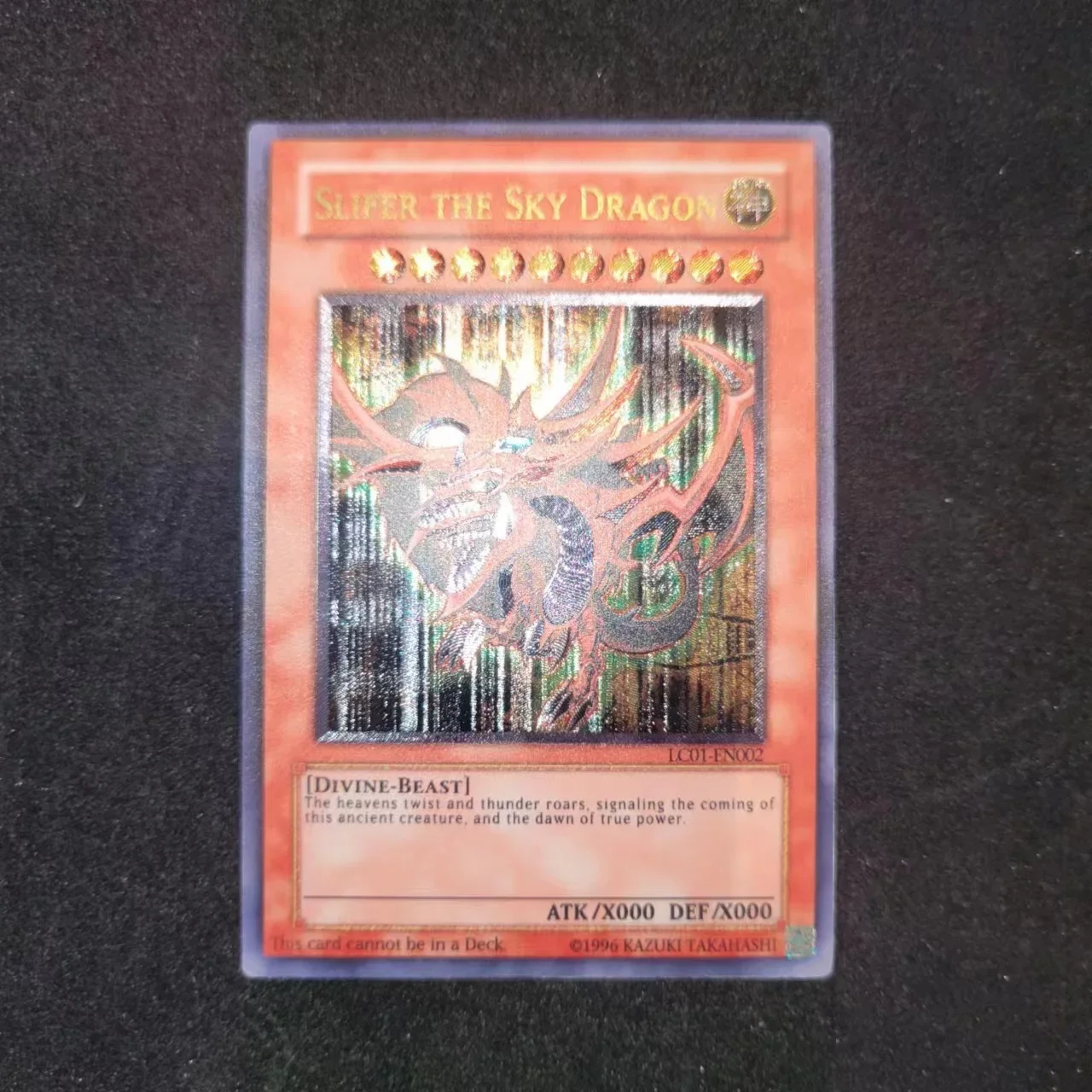 Yu-Gi-Oh UR LC01-EN002 /Slifer the Sky Dragon Children\'s Gift Collectible Card Toys (Not Original)