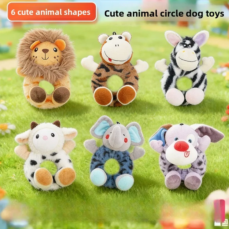 

Voice-Activated Interactive Dog Chew Toys, Squeaky Chew-Resistant Plush Toy for Boredom Relief & Teething, for Small Medium Dogs