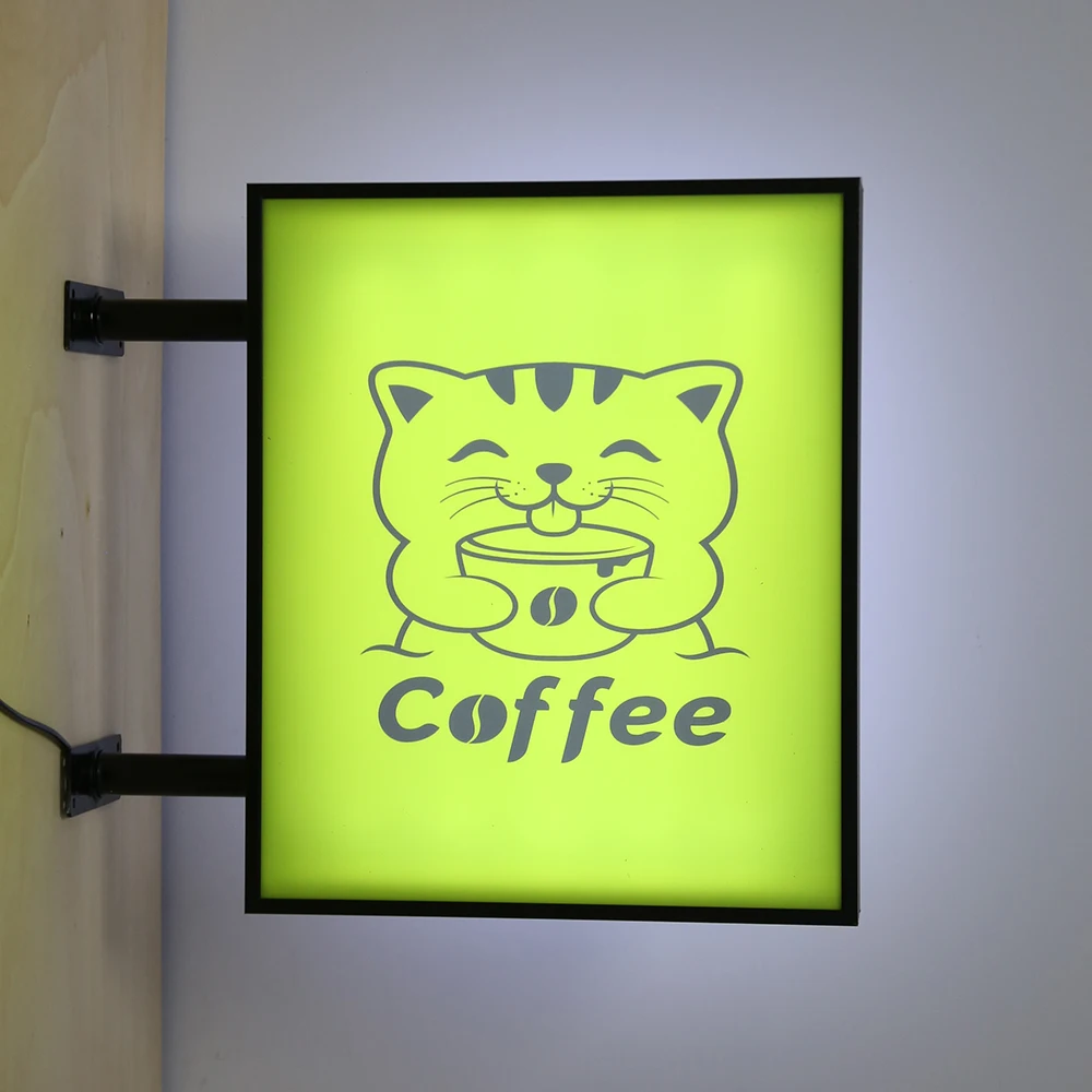 led business sign plate business night lights luz impermeavel led box luminous store loja empresa signboard 220v 01