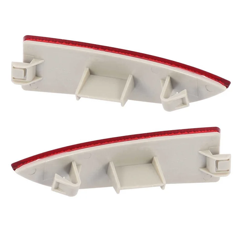 #27U Automotive Parts & Accessories,Rear Bar Brake Reflector Warning Light Bumper Side Marker Reflector,Red
