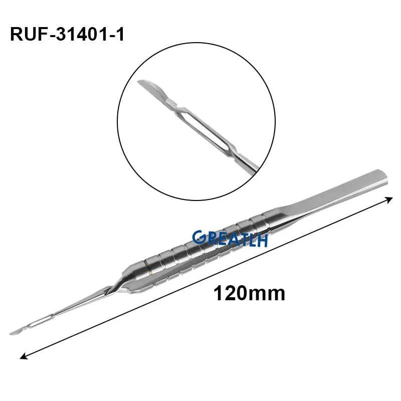 Two Type Choices Nucleus Crushing Tweezers Forceps Titanium/Stainless Steel Ophthalmic Eye Instrument