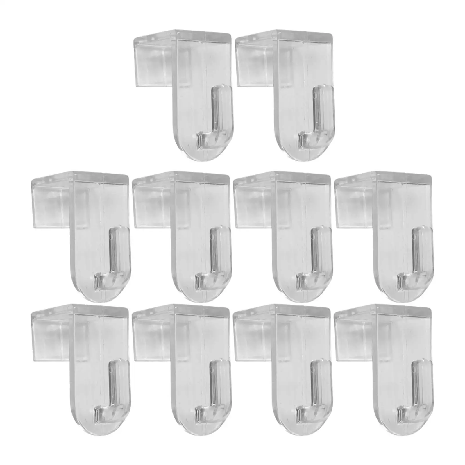 

10Pcs Window Hangers Multipurpose Home Storage Hooks Sturdy Heavy Duty Clear