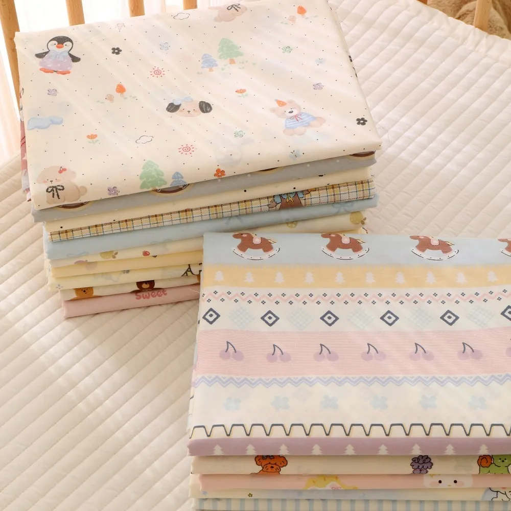 

100% Cotton Twill Printed Cartoon Fabric 235x50cm Soft Smooth And Breathable Ideal For Home Sewing Crafts And Other Projects.