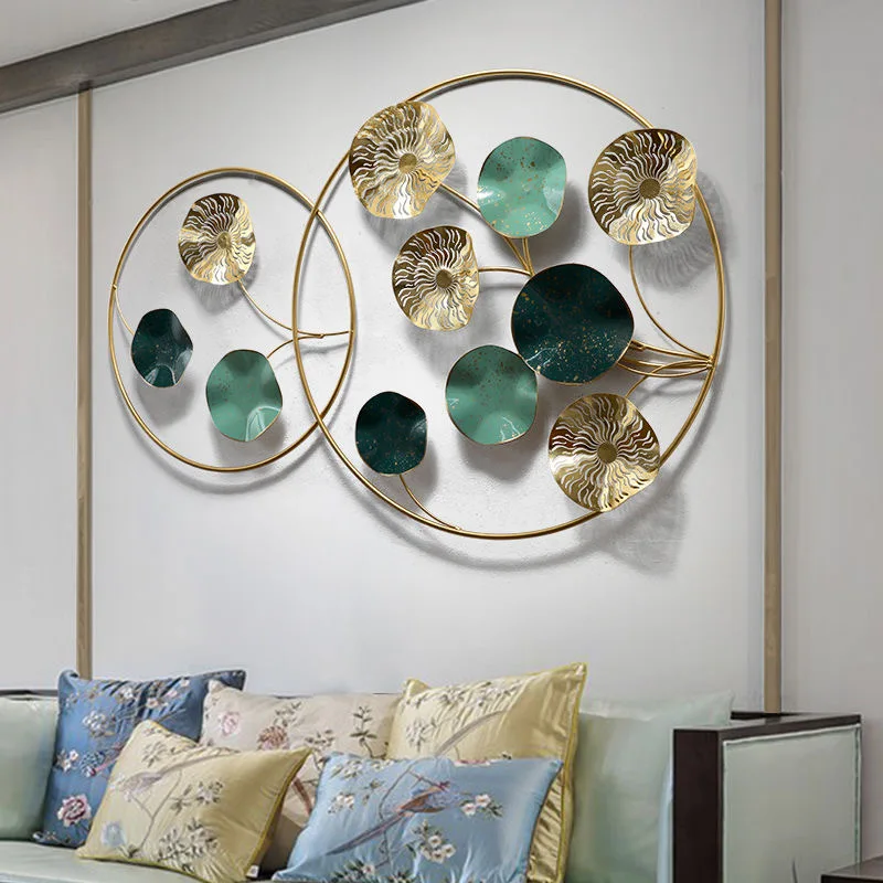 mc-100x62 Home Decor Creative Design Luxury Flora Flower Art Living Room Metal Hanging Wall Decor^