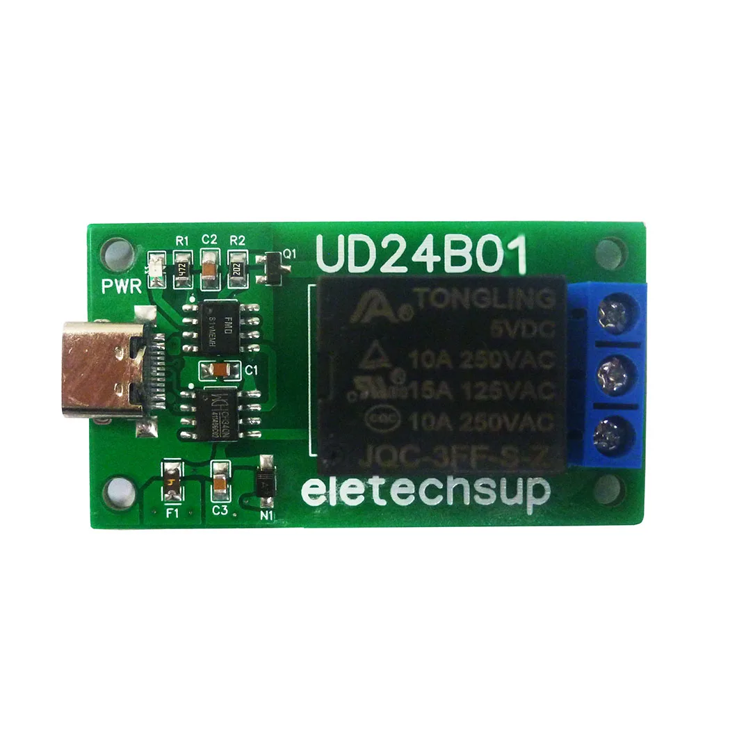 TYPE-C USB  Relay Module DC 5V 12V PC UART Serial Port RS232(TTL) Switch Board for Arduiuo  MEGA